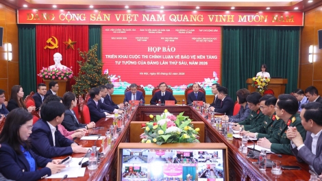 Họp báo triển khai Cuộc thi chính luận về bảo vệ nền tảng tư tưởng của Đảng lần thứ sáu, năm 2026