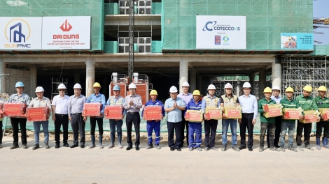 Phó Thủ tướng Nguyễn Chí Dũng thăm, chúc Tết tại công trình phục vụ APEC 2027