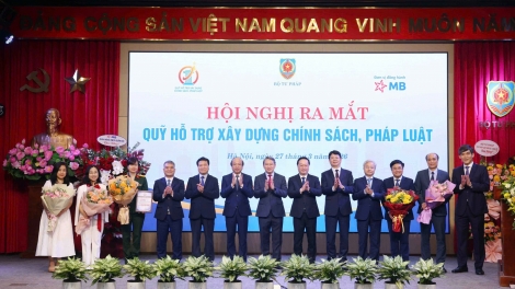 Bộ Tư pháp tổ chức Hội nghị ra mắt Quỹ hỗ trợ xây dựng chính sách, pháp luật