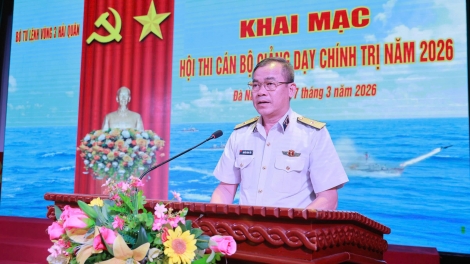 Vùng 3 Hải quân khai mạc Hội thi cán bộ giảng dạy Chính trị năm 2026