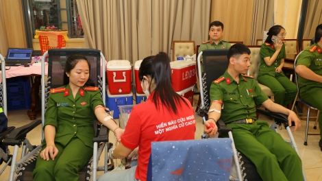 Hành trình “Giọt máu nghĩa tình” năm 2026: Lan tỏa nghĩa cử cao đẹp trong công an Thủ đô