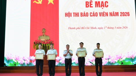 Lữ đoàn 171 nâng cao chất lượng, hiệu quả công tác tuyên truyền qua Hội thi báo cáo viên