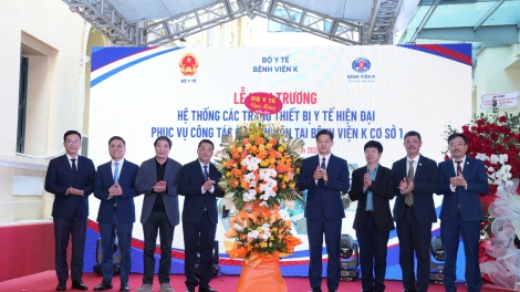 Bệnh viện K vận hành hệ thống máy xạ trị và trang thiết bị hiện đại tại cơ sở Quán Sứ