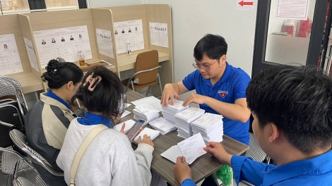 Tuổi trẻ Hà Nội sẵn sàng hỗ trợ cử tri trong 'Ngày hội non sông'
