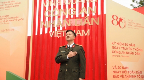 Đại úy Nguyễn Huy Hoàng: Gắn công tác Đoàn với nhiệm vụ vì nhân dân phục vụ