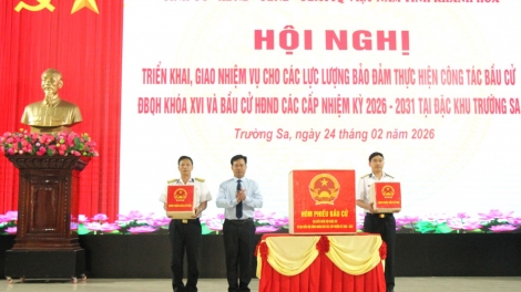 Lá phiếu nơi tiền tiêu của Tổ quốc