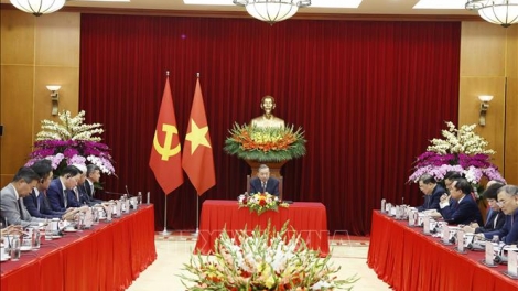 Tổng Bí thư Tô Lâm tiếp lãnh đạo một số tập đoàn quốc tế