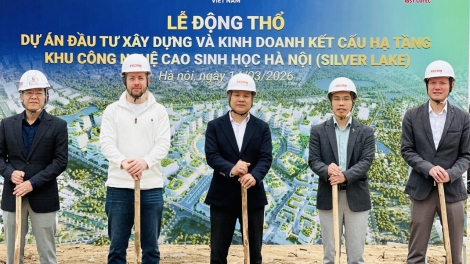 Hà Nội khởi công dự án đầu tư xây dựng và kinh doanh kết cấu hạ tầng công nghệ cao
