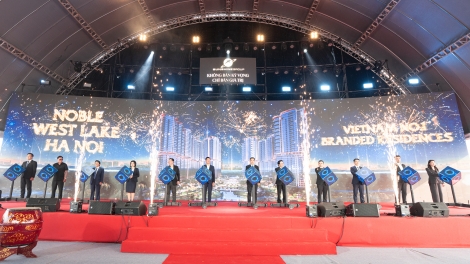 Noble West Lake Ha Noi – tổ hợp căn hộ hàng hiệu được khởi công tại Hà Nội