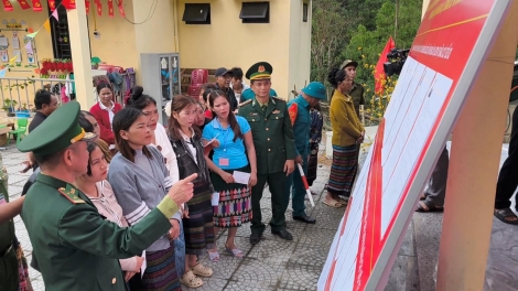 3 điểm bầu cử sớm ở xã Trường Sơn, tỉnh Quảng Trị