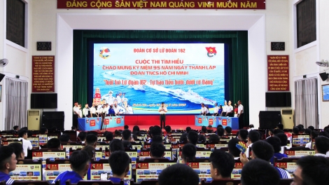 Ấn tượng Cuộc thi tìm hiểu “Tuổi trẻ Lữ đoàn 162 - Tự hào tiến bước dưới cờ Đảng”