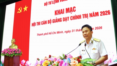 Vùng 2 Hải quân: Xây dựng đội ngũ cán bộ chính trị vững mạnh từ Hội thi giảng dạy chính trị 
