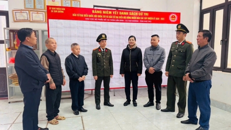 Chủ động bảo đảm an ninh, an toàn cho 'ngày hội toàn dân'