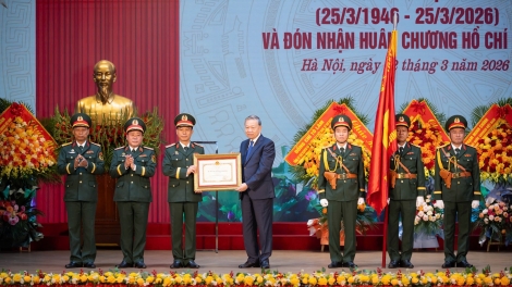 Thời sự 12h 22/3/2026: Tổng Bí thư Tô Lâm  trao Huân chương Hồ Chí Minh tặng Binh chủng công binh