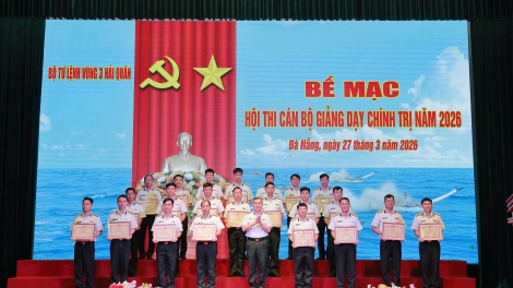 Dấu ấn Hội thi giảng dạy chính trị Vùng 3 Hải quân năm 2026