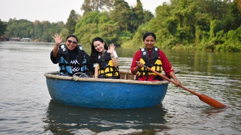 Thuyền thúng: Từ “trí tuệ sông nước Việt Nam” tới hành trình du lịch văn hoá Thái Lan