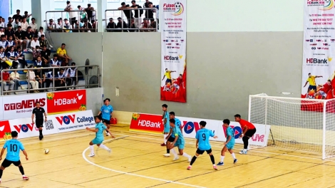 VOV khai mạc Giải Futsal HDBank Sinh viên khu vực ĐBSCL năm 2026