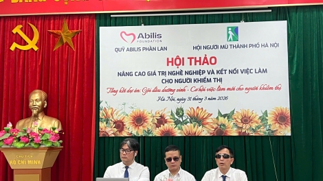 Nâng cao giá trị nghề nghiệp và kết nối việc làm cho người khiếm thị trong kỷ nguyên số