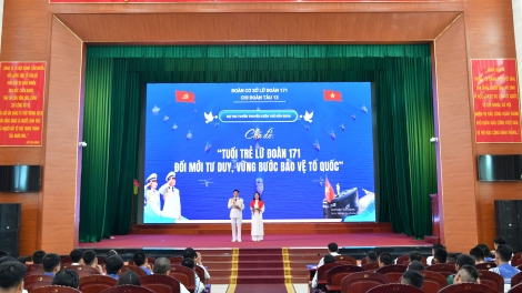 Lữ đoàn 171 Hải quân: Sôi nổi Hội thi cán bộ Đoàn giỏi và Tuyên truyền viên trẻ năm 2026
