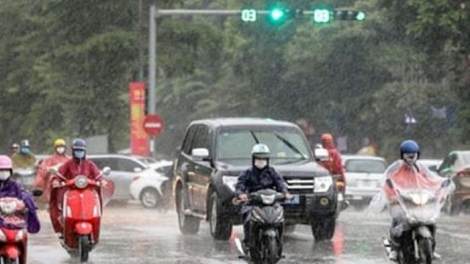 Dự báo thời tiết ngày 27/4/2026: Bắc Bộ mưa rào, Hà Nội có nơi mưa to