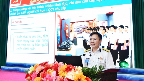 ùng 5 Hải quân đẩy mạnh đổi mới công tác giáo dục chính trị thông qua hội thi