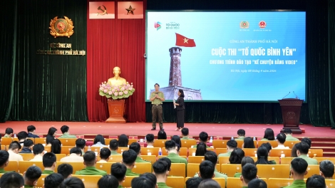 Công an thành phố  Hà Nội tổ chức chương trình đào tạo “Kể chuyện bằng video”
