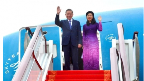 Tổng Bí thư, Chủ tịch nước Tô Lâm lên đường thăm cấp Nhà nước Cộng hòa nhân dân Trung Hoa