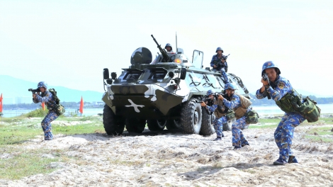 Lữ đoàn 101 nâng cao chất lượng huấn luyện, sẵn sàng chiến đấu bảo vệ vững chắc chủ quyền biển, đảo