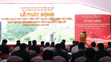 Thời sự 12h 2/4/2026: Phát động chiến dịch 500 ngày đêm tìm kiếm, quy tập hài cốt liệt sĩ