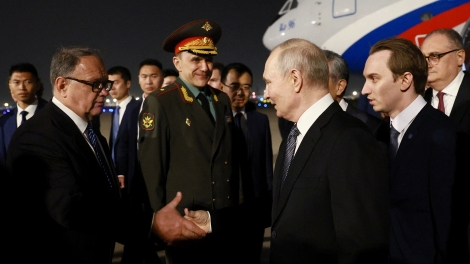 Tổng thống Putin bắt đầu chuyến thăm Trung Quốc