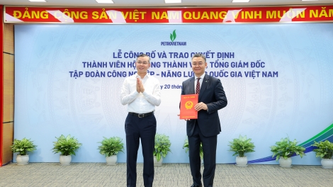 Công bố và trao quyết định Tổng Giám đốc Petrovietnam