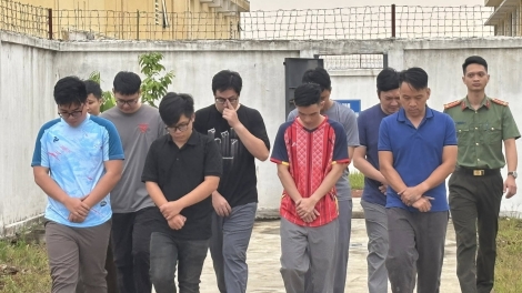 Hà Tĩnh: Triệt phá đường dây tội phạm xuyên quốc gia, rửa tiền