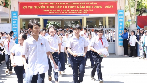 Kỳ thi lớp 10 THPT ở Đà Nẵng: 169 thí sinh vắng thi, 2 thí sinh bị đình chỉ thi