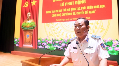 Bộ Tư lệnh Vùng Cảnh sát biển 1 phát động thi đua chuyển đổi số, chuyển đổi xanh