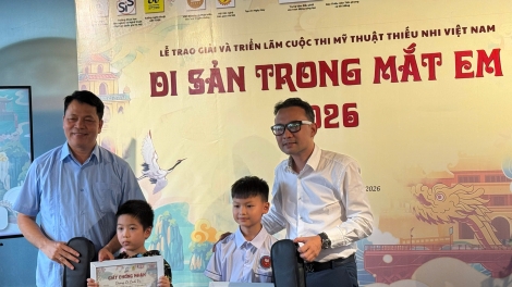 Cuộc thi “Di sản trong mắt em”: Vinh danh những hoạ sĩ nhí tài năng 