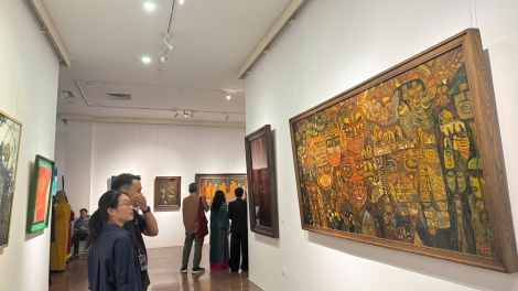 Triển lãm "Sen Đầu Hạ IX”: Nơi nghệ thuật hội ngộ Phật pháp
