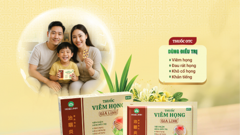 Bệnh lý hô hấp ngày càng gia tăng: Dược phẩm Hoa Linh ra mắt thuốc viêm họng Gia Linh