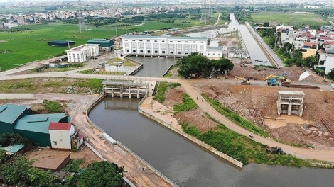 Hà Nội đầu tư hơn 4.400 tỷ đồng cải tạo, nâng cấp hệ thống trạm bơm tiêu Đông Mỹ