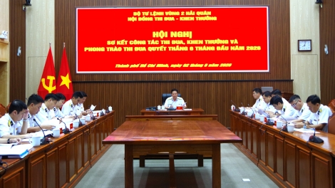 Thi đua Quyết thắng tiếp thêm động lực cho cán bộ, chiến sĩ Vùng 2 Hải quân