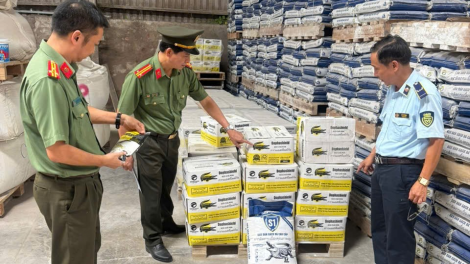 Phát hiện cơ sở sản xuất 46 tấn keo dán gạch có dấu hiệu xâm phạm quyền sở hữu công nghiệp