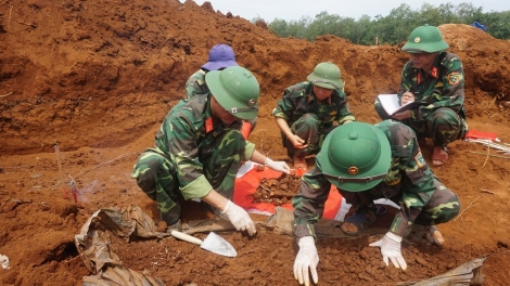 Bộ Quốc phòng ban hành hướng dẫn về tổ chức tìm kiếm, quy tập hài cốt liệt sĩ