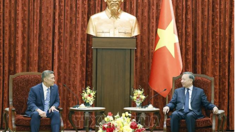 Tổng Bí thư, Chủ tịch nước Tô Lâm tiếp Quyền Bộ trưởng Hải quân Hoa Kỳ Hùng Cao