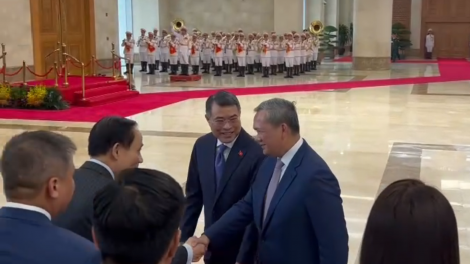 Thủ tướng Lê Minh Hưng chủ trì Lễ đón Thủ tướng Vương quốc Campuchia Hun Manet