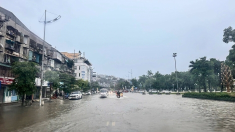 Quảng Ninh: Mưa lớn gây ngập cục bộ 1 số khu vực đô thị