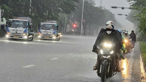 Dự báo thời tiết ngày 27/6: Hà Nội và Bắc Bộ mưa dông, cục bộ có nơi mưa rất to