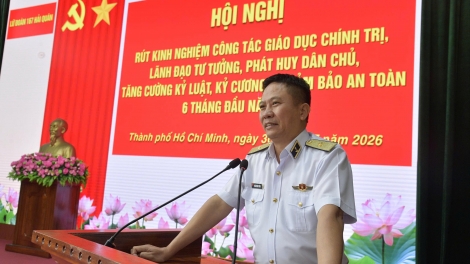 Lữ đoàn 167 làm trước hội nghị rút kinh nghiệm công tác chính trị toàn Vùng 2 Hải quân