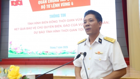 Vùng 4 Hải quân thông tin chuyên đề về Biển Đông cho hơn 13.800 cán bộ, đảng viên tỉnh Lâm Đồng