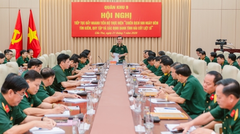 Quân khu 9: bàn giao hơn 2.340 mẫu phẩm hài cốt liệt sĩ đủ điều kiện để giám định ADN