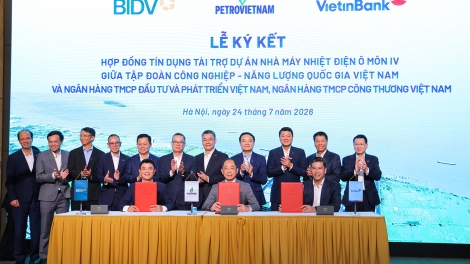 Ký kết hợp đồng tín dụng 7.300 tỷ đồng cho Dự án Nhà máy Nhiệt điện Ô Môn IV