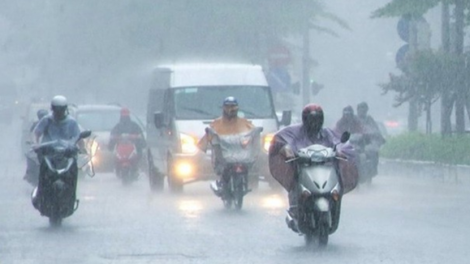 Dự báo thời tiết 10/7/2026:Bắc Bộ mưa dông, Trung Bộ có nơi nắng nóng